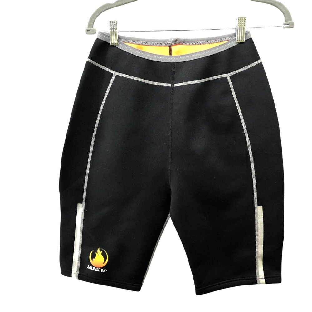 Saunatek Neoprene Shorts Womens M Black Sauna Slimming
